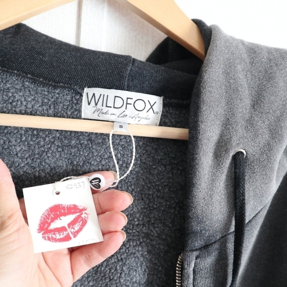 Nwt Wildfox Varsity Stripe Hoodie Jacket - Picture 4 of 11